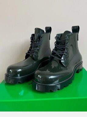 Bottega Veneta Black Men's Rubber Boots